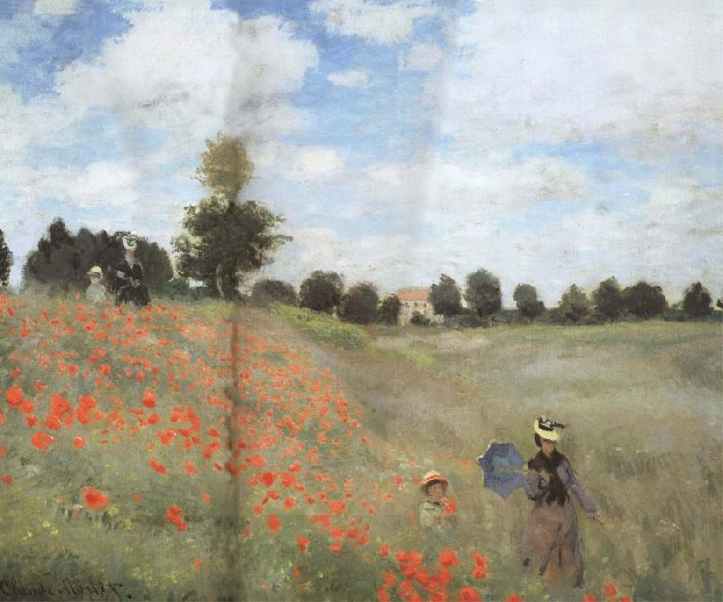 Claude Monet Poppy Field near Argenteuil China oil painting art